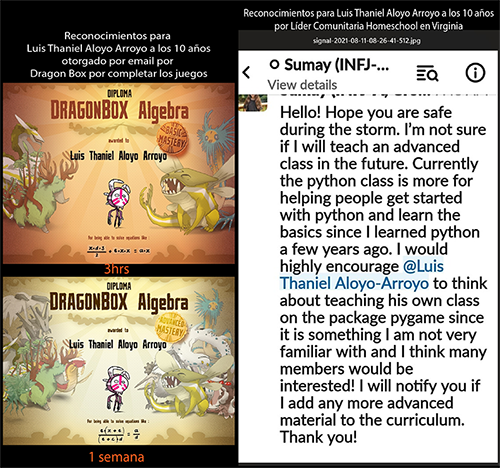 Recognitions and Validations